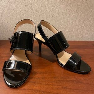 Coach Black Patent Leather Heels